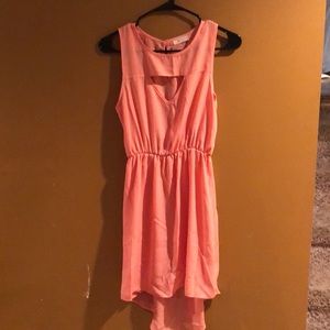 Coral dress
